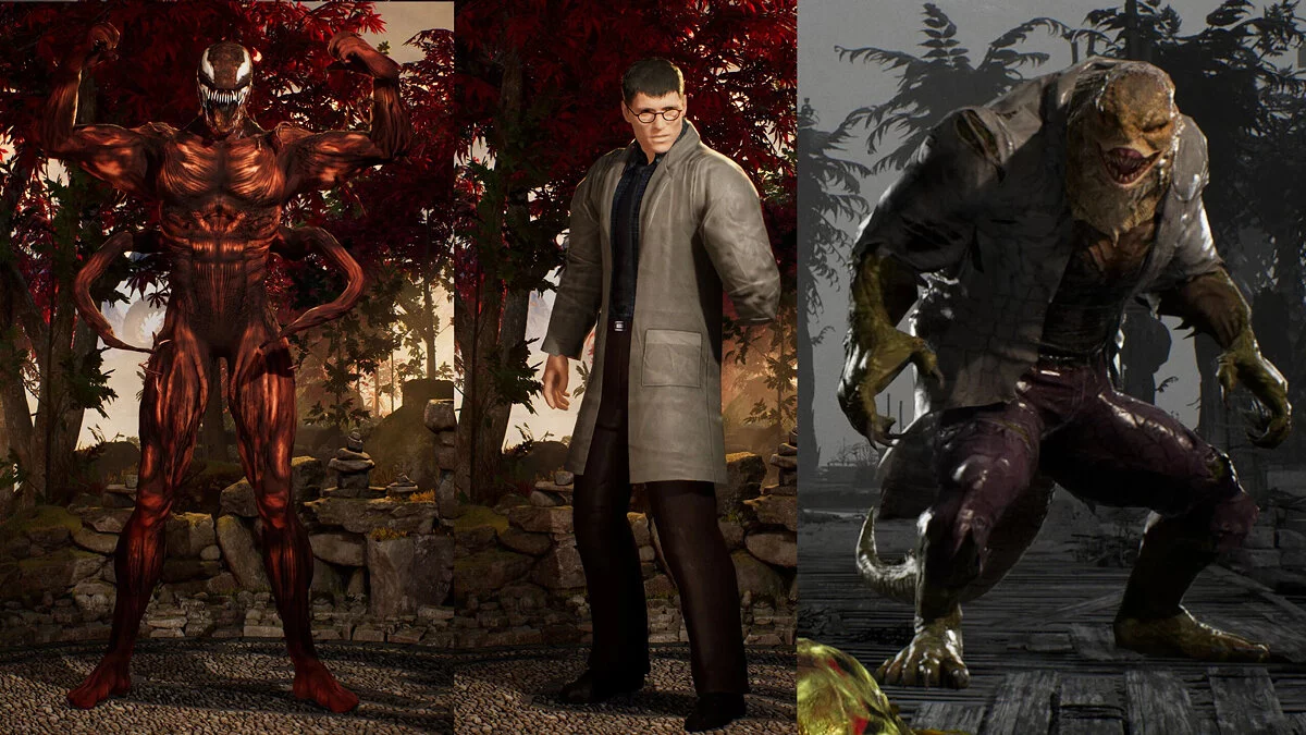 Mortal Kombat 1 — Carnage y Doctor Connors (Lagarto)