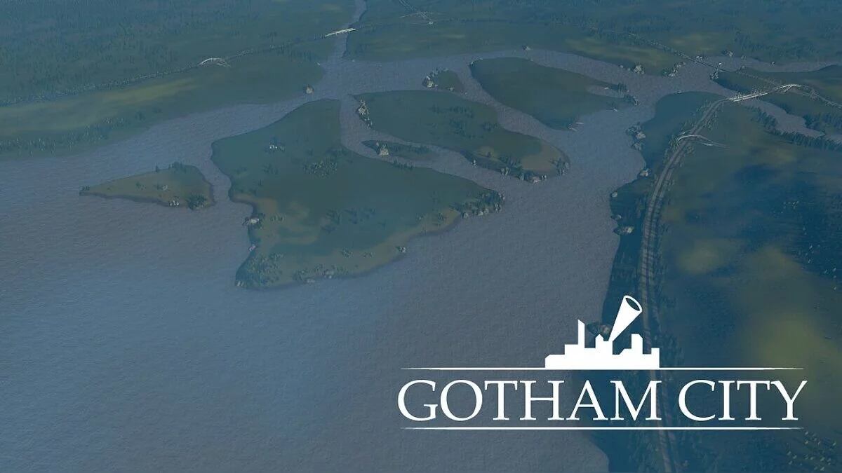 Cities: Skylines — Gotham map