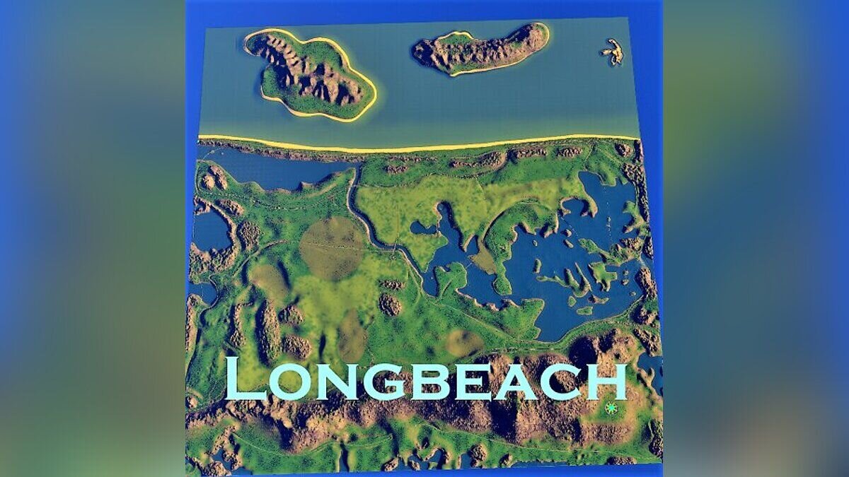 Cities: Skylines — Map of Long Beach