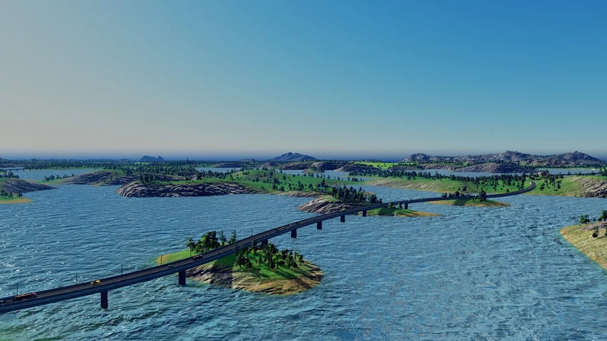 Cities: Skylines — Карта Лонгбич