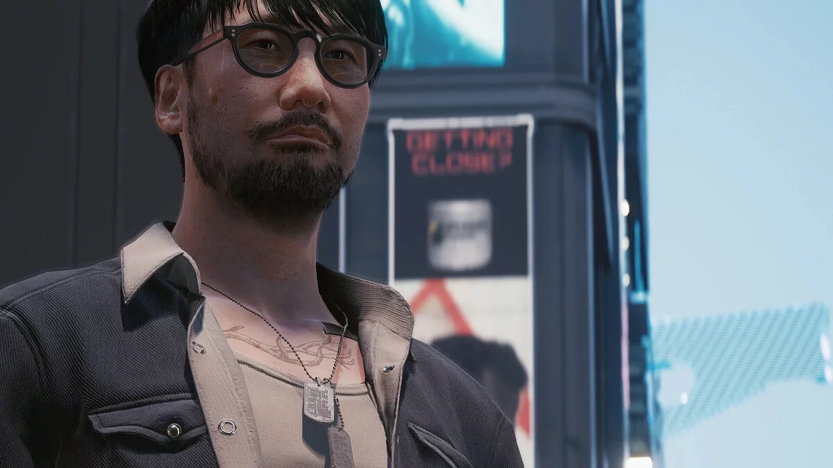 Cyberpunk 2077 — Hideo Kojima instead of Silverhand