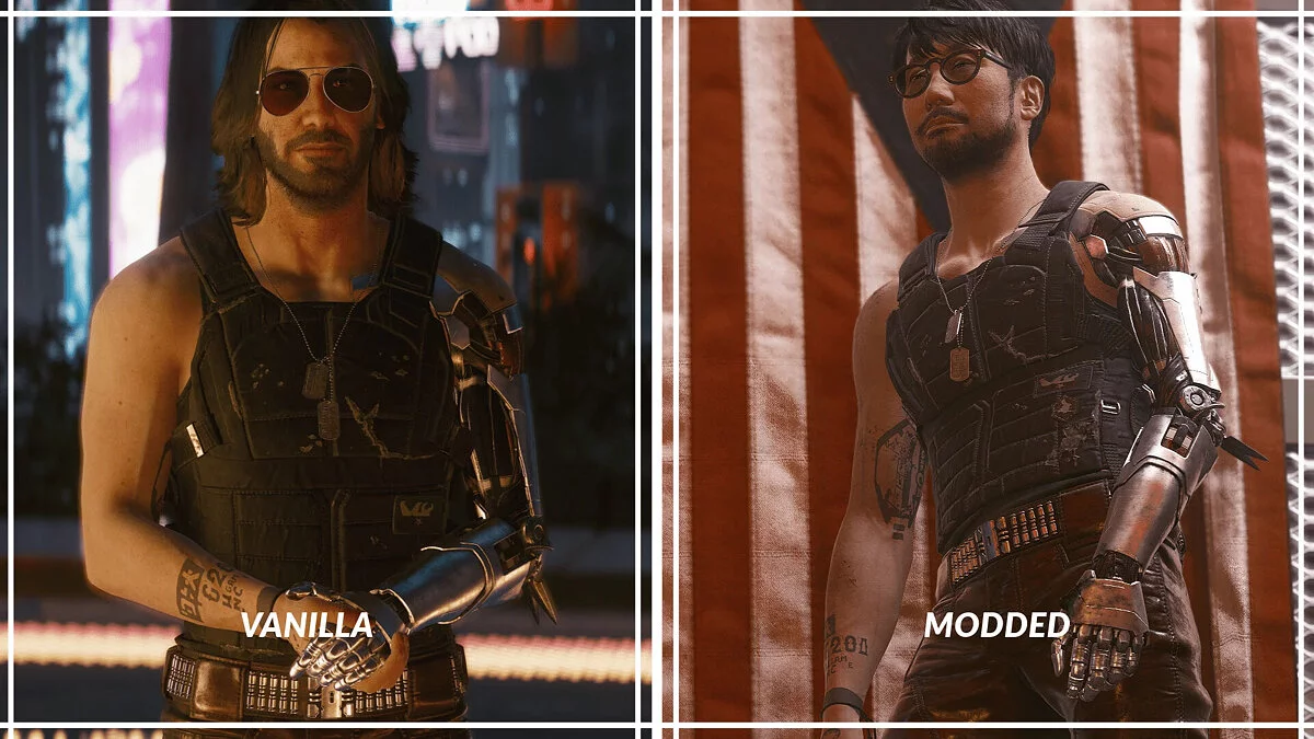 Cyberpunk 2077 — Хидео Кодзима вместо Сильверхэнда