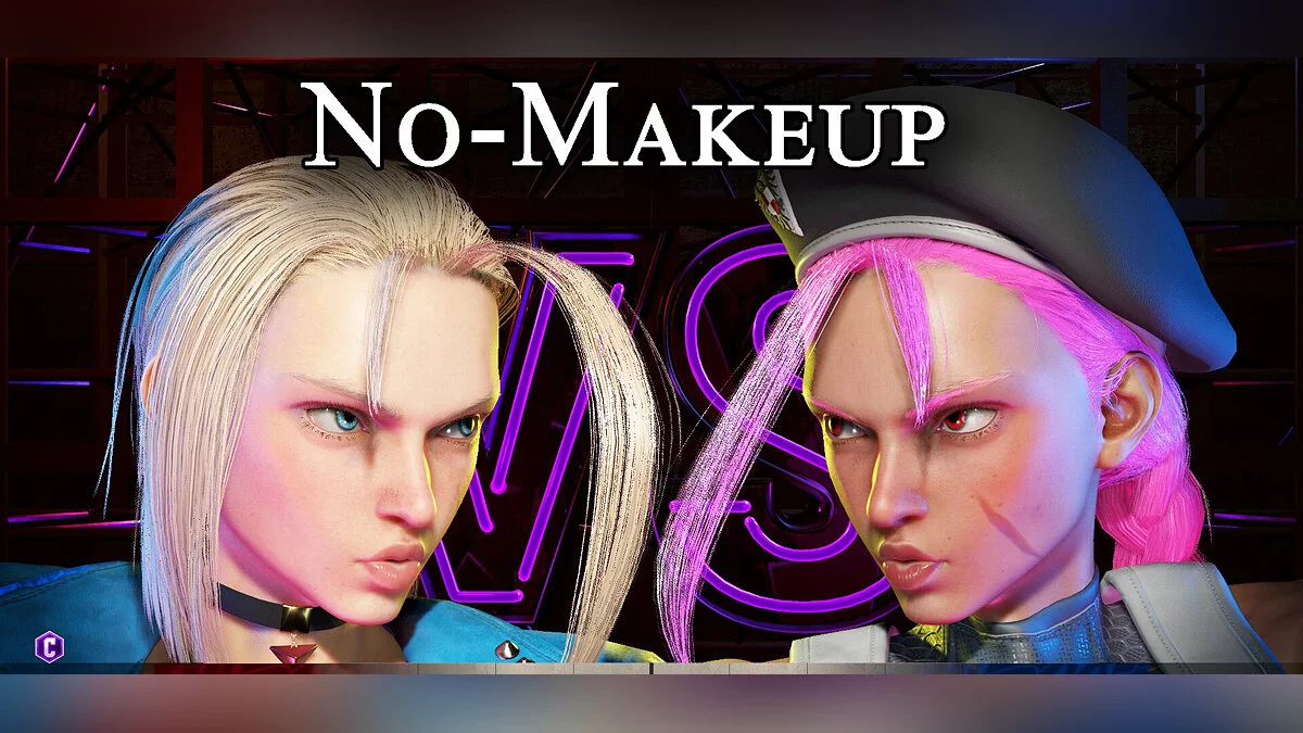 Street Fighter 6 — Cammy without makeup