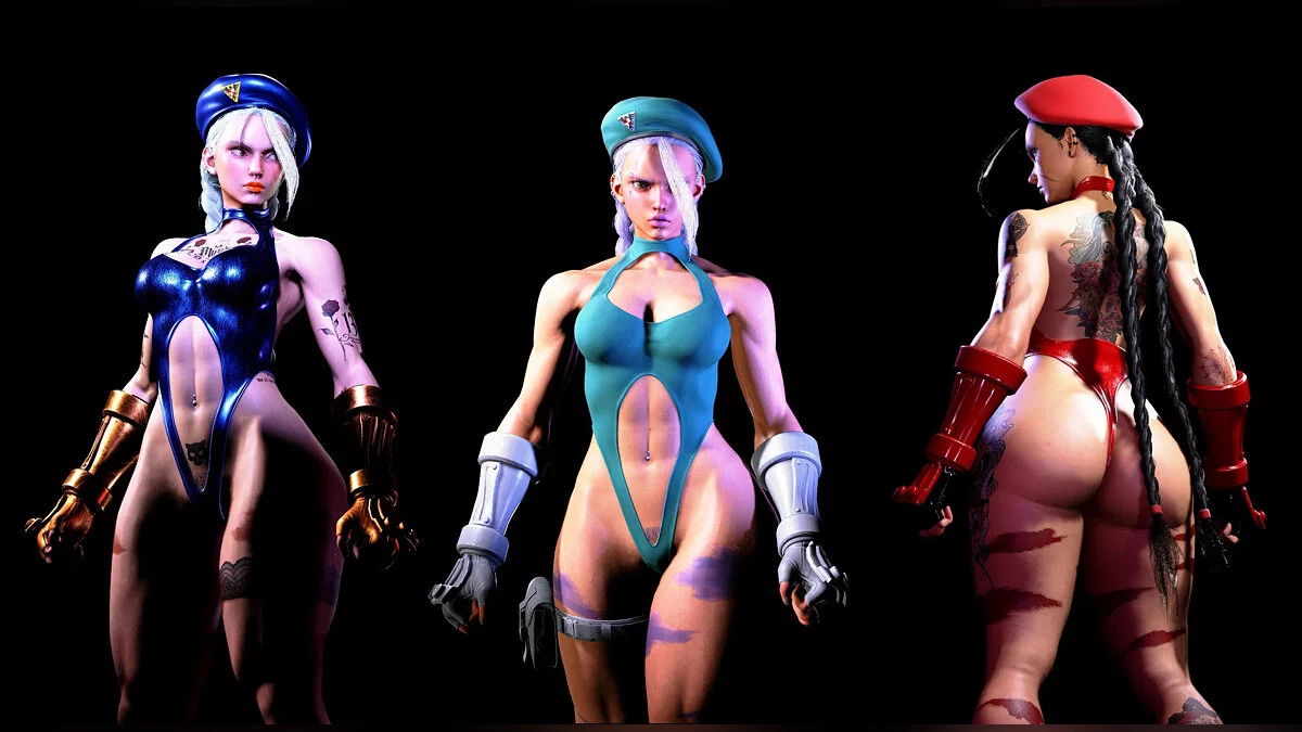 Street Fighter 6 — Cammy con un traje revelador