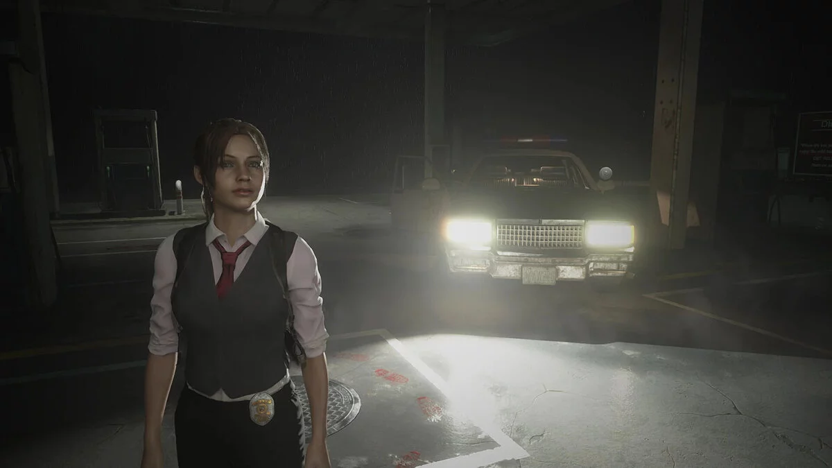 Resident Evil 2 — Клэр в нуарном костюме