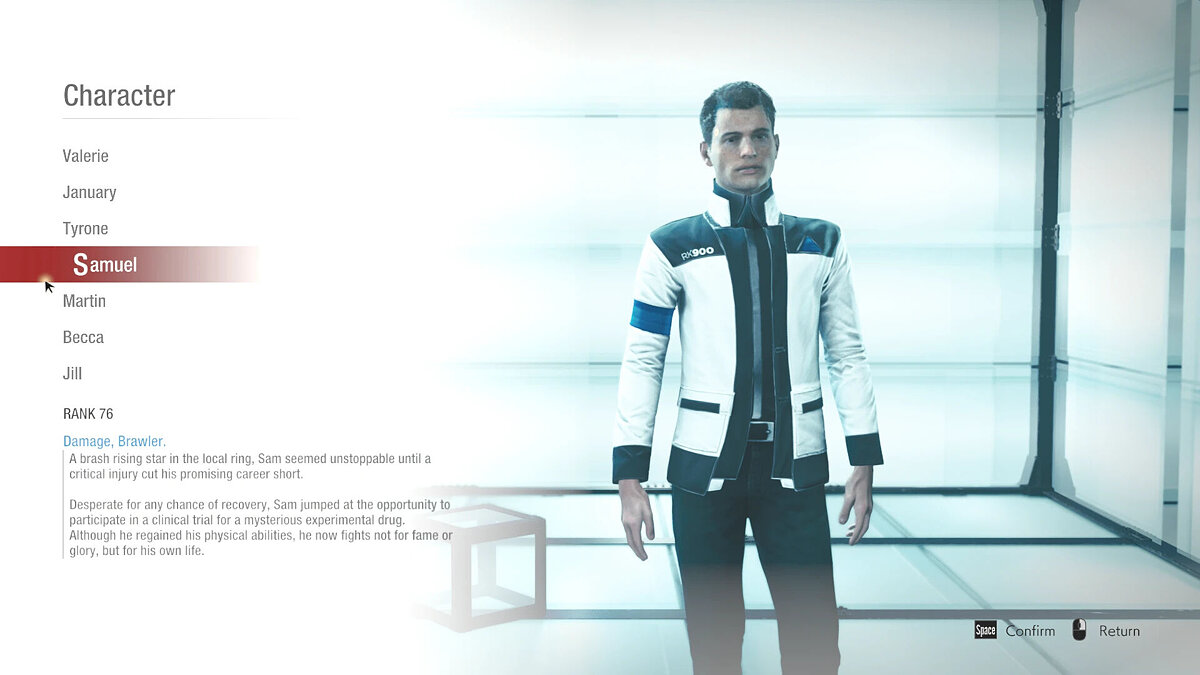 Resident Evil: Resistance — Connor from the game Detroit Become Human