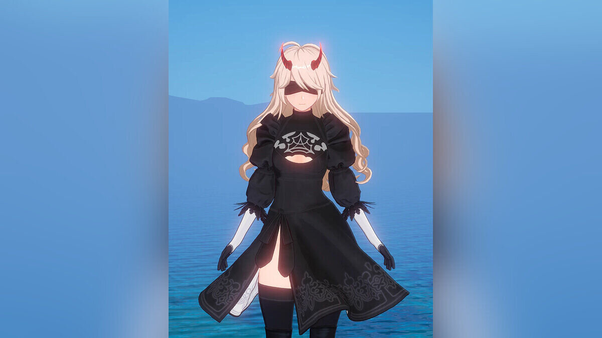 Tower of Fantasy — 2B costume from the game Nier Automata