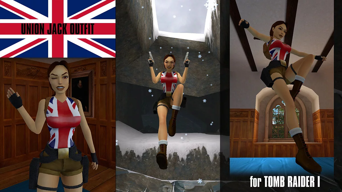 Tomb Raider 1-3 Remastered — traje Union Jack