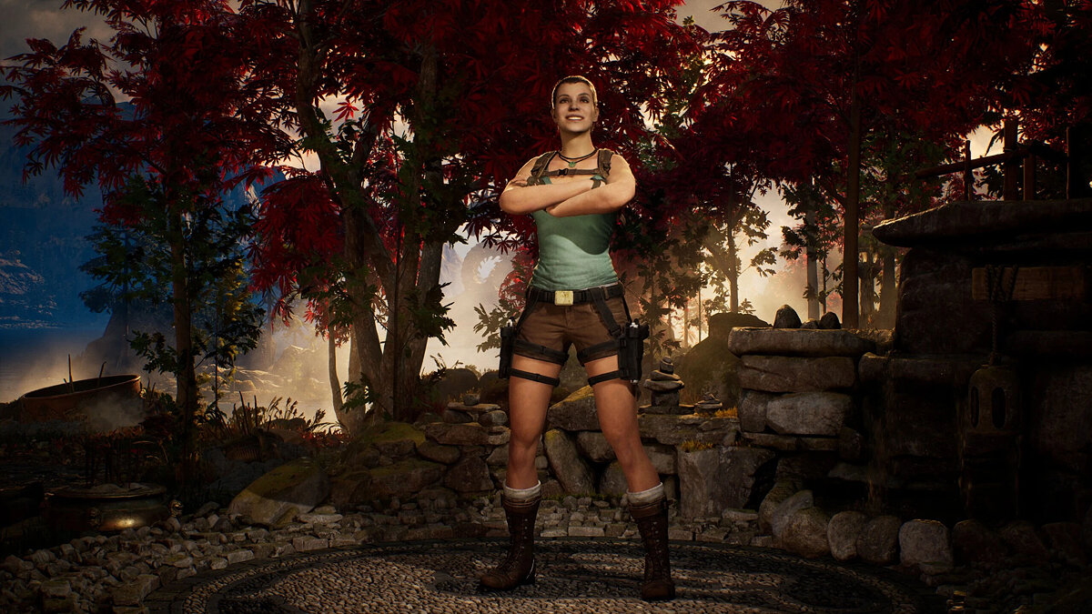 Mortal Kombat 1 — Lara Croft instead of Janet