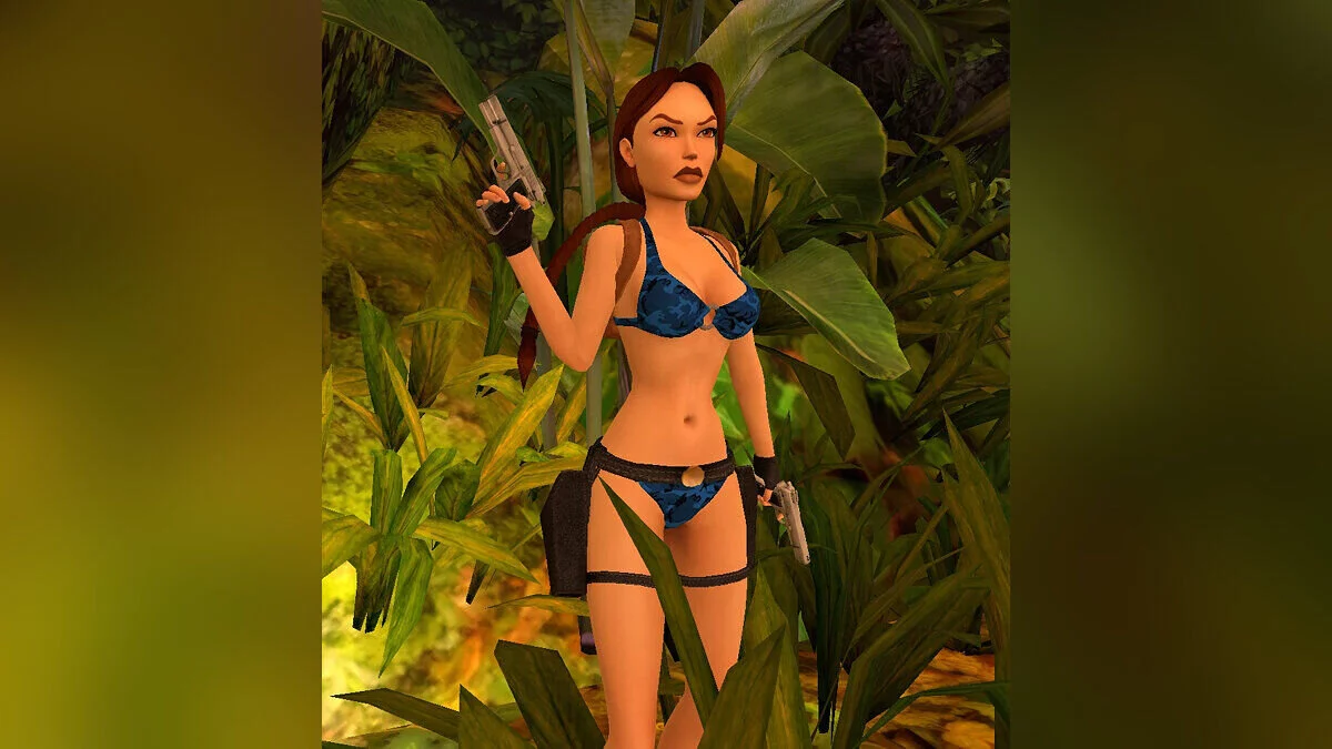 Tomb Raider 1-3 Remastered — Lara in bikini