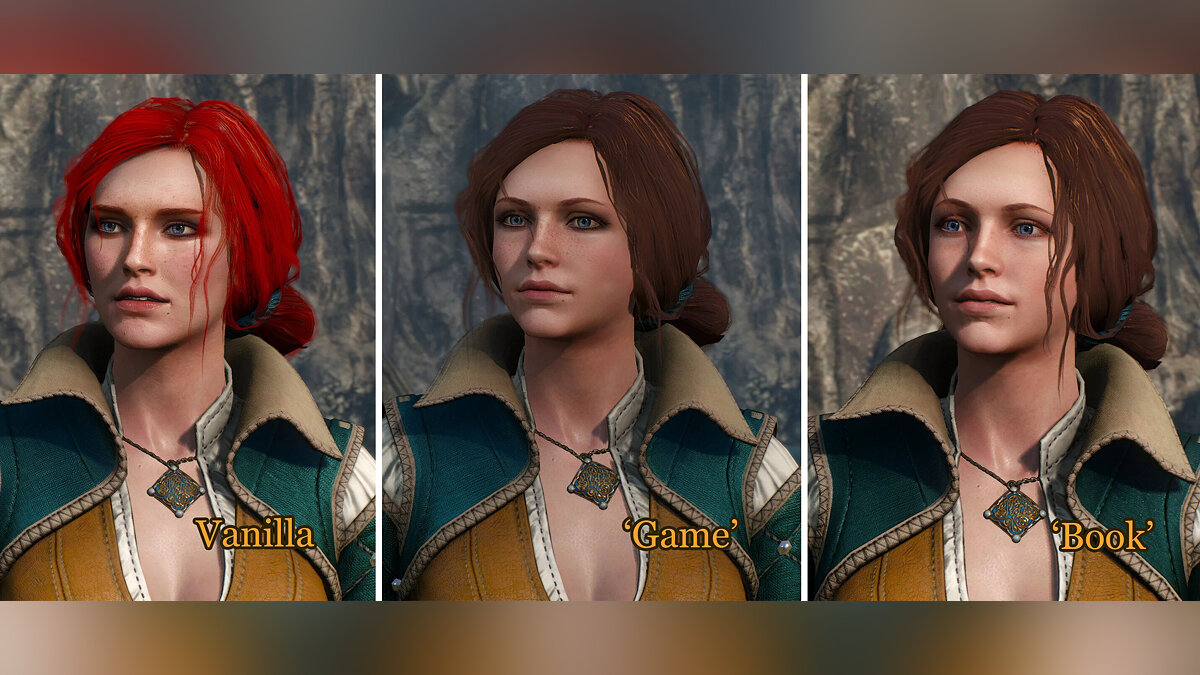 The Witcher 3: Wild Hunt - Complete Edition — Triss's face is like in the books