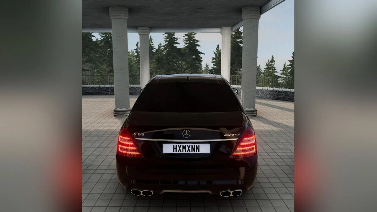 BeamNG.drive — Mercedes-Benz W221 AMG yeniden çalışması