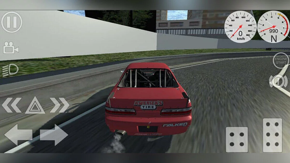 Simple Car Crash Physics Sim — Nissan 240sx