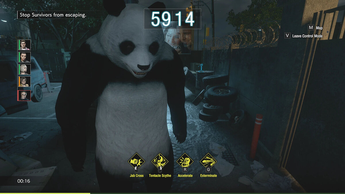 Resident Evil: Resistance — Panda instead of Nemesis