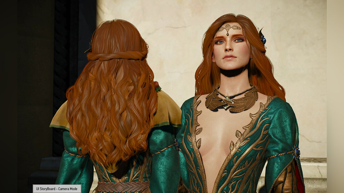 The Witcher 3: Wild Hunt - Complete Edition — Triss's hairstyle is like in the books