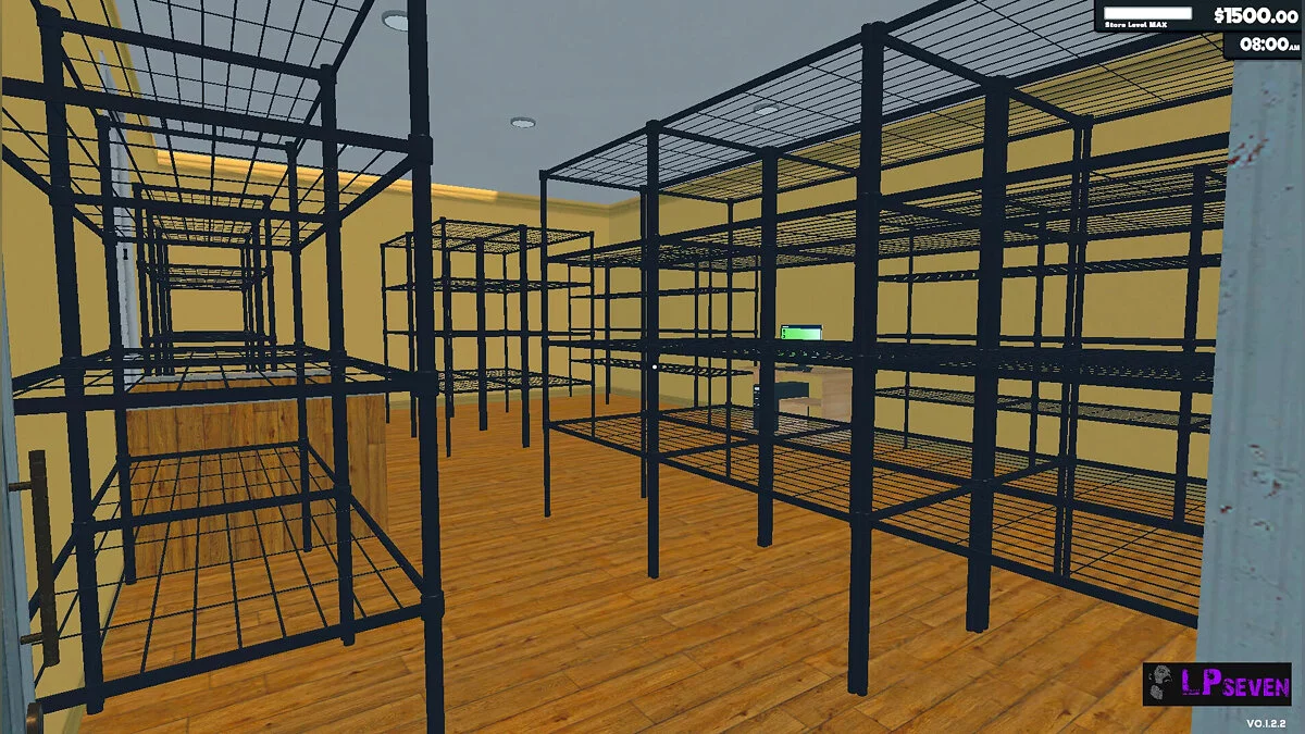 Supermarket Simulator — Boş mağaza maksimum alanla