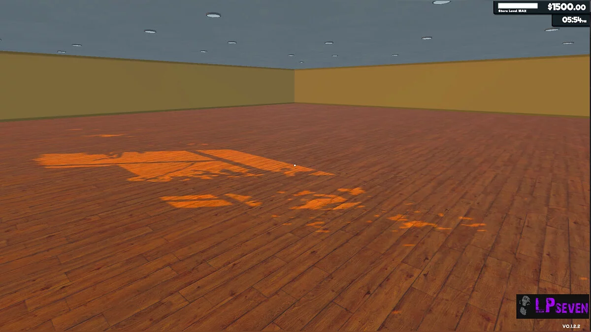 Supermarket Simulator — Boş mağaza maksimum alanla