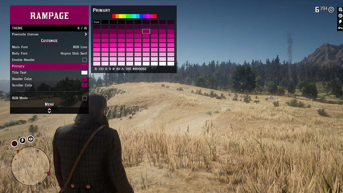 Red Dead Redemption 2 — Rampage Trainer [1.6.5]