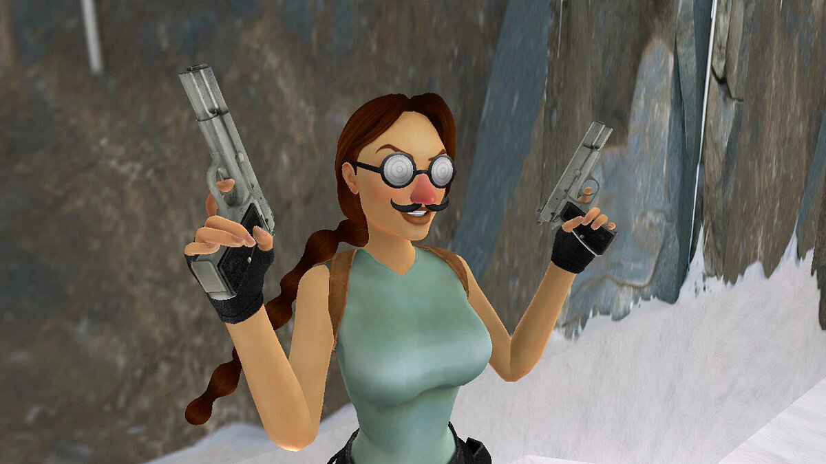 Tomb Raider 1-3 Remastered — Funny glasses