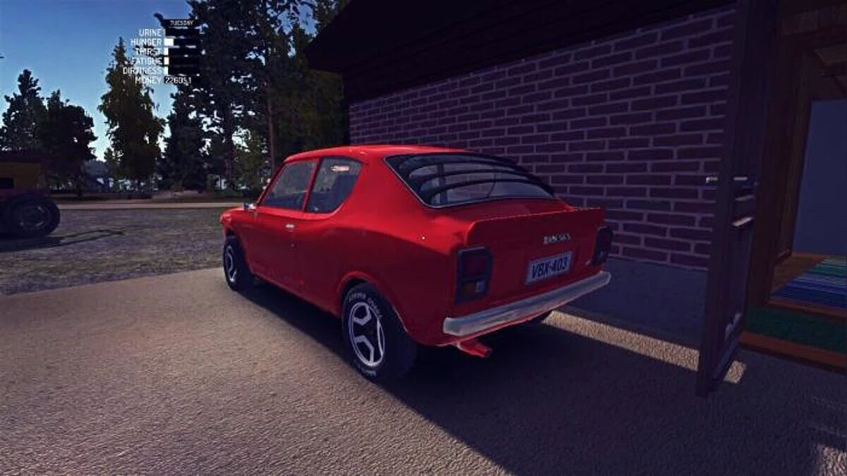 My Summer Car — Datsuma ensamblado, stock, trama intacta, buen comienzo.