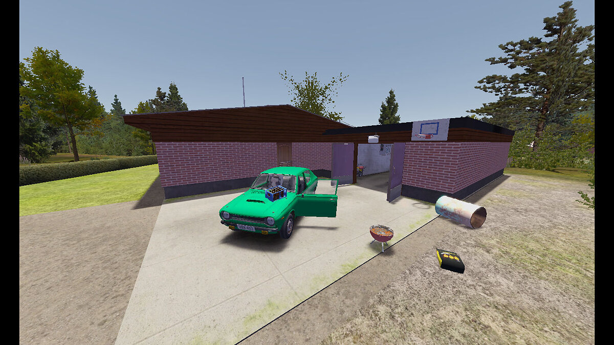 My Summer Car — Satsuma stock with subwoofer, plot not touched