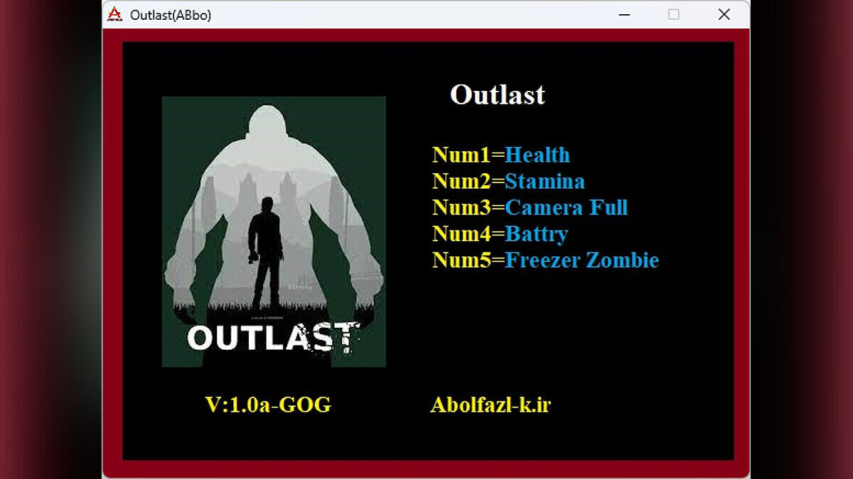 Outlast — Trainer (+5) [1.0a]