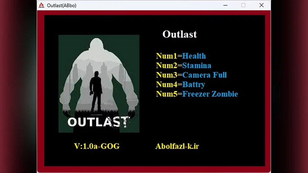 Outlast — Entrenador (+5) [1.0a]