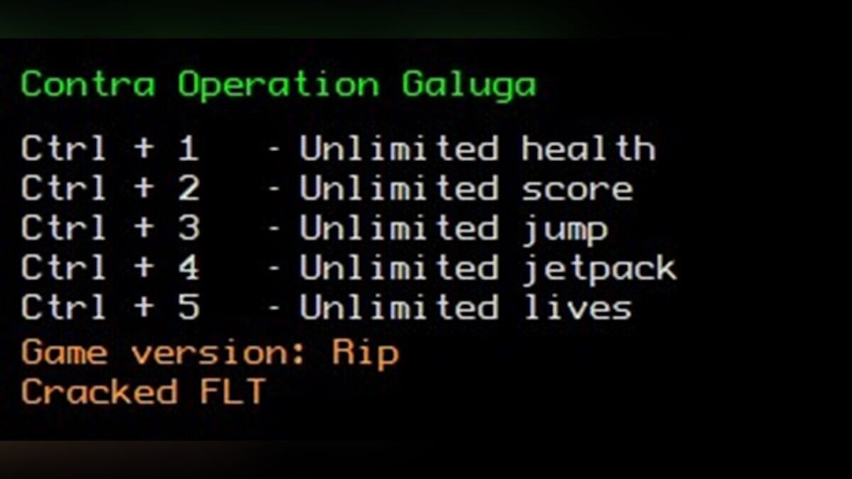 Contra: Operation Galuga — Trainer (+5) [FLT]