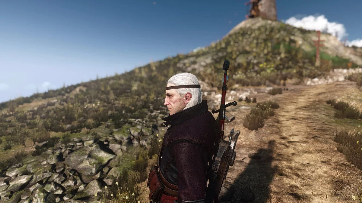 The Witcher 3: Wild Hunt - Complete Edition — Başlık ile Geliştirilmiş Saç Stili