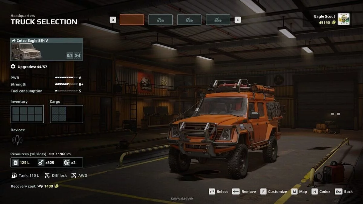 Expeditions: A MudRunner Game — Geliştirilmiş Cotco Eagle SS-IV