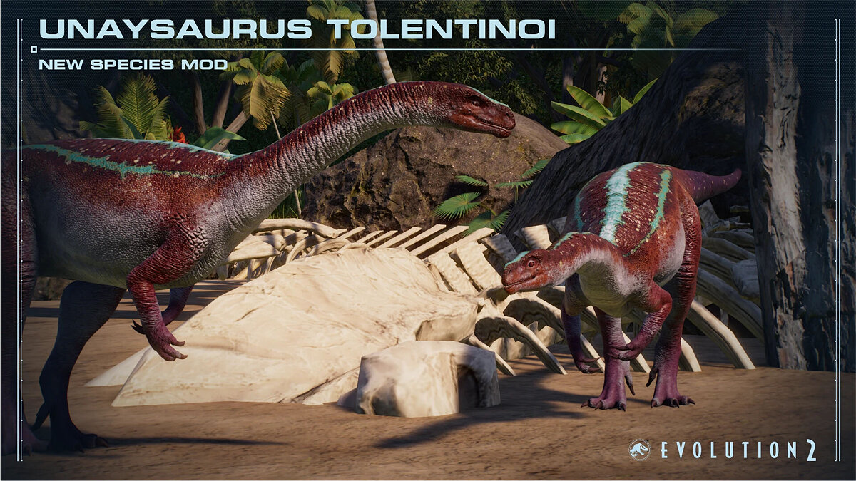 Jurassic World Evolution 2 — Unaisaurus (new species)