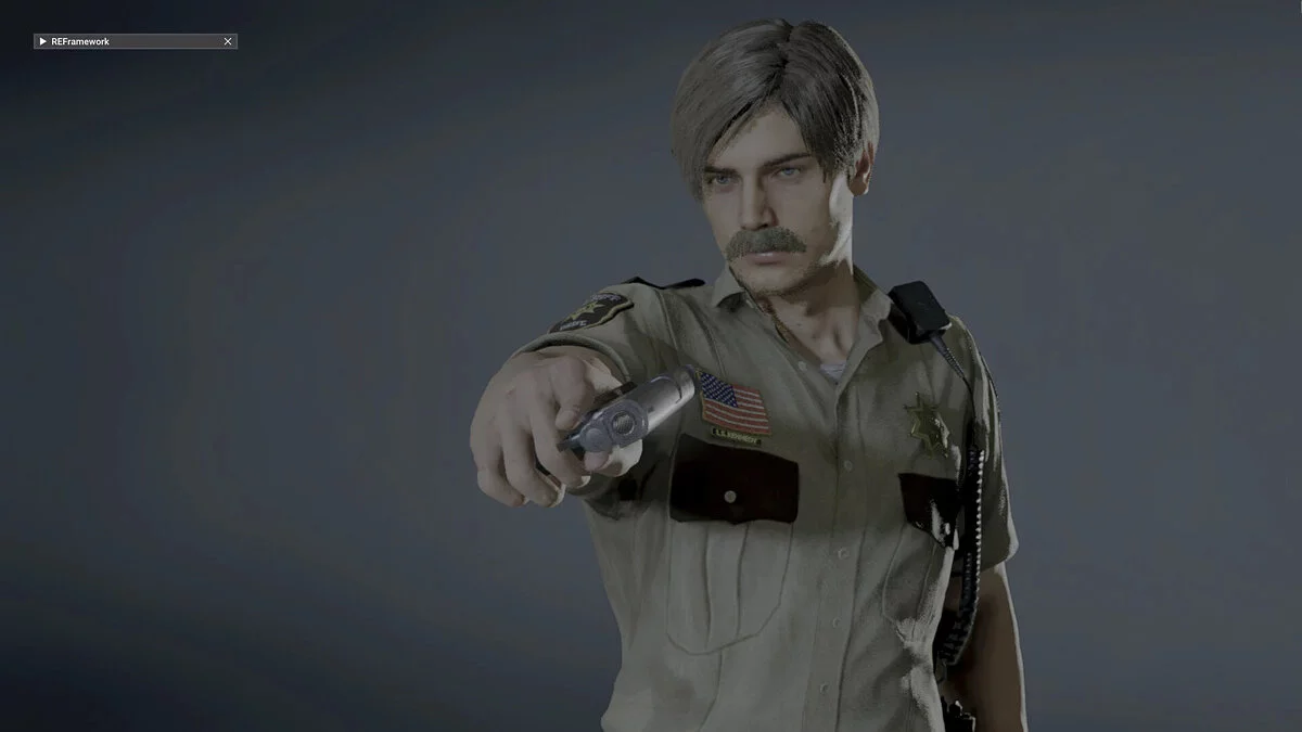 Resident Evil 2 — Mustache for Leon