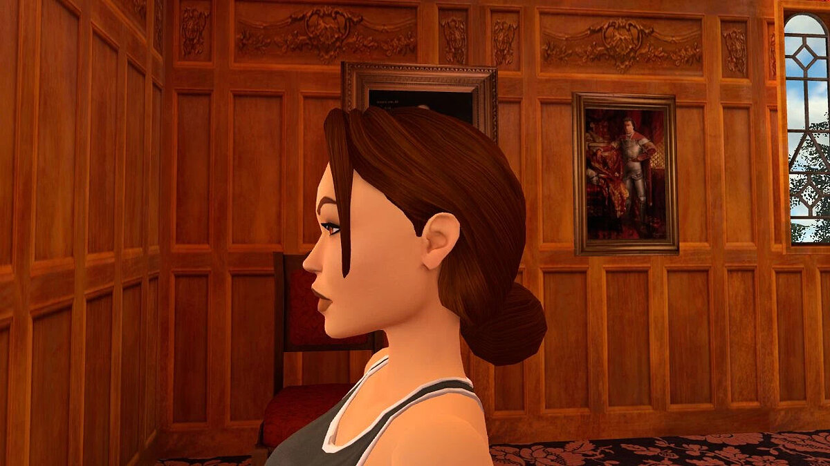 Tomb Raider 1-3 Remastered — Hair tied up in a bun