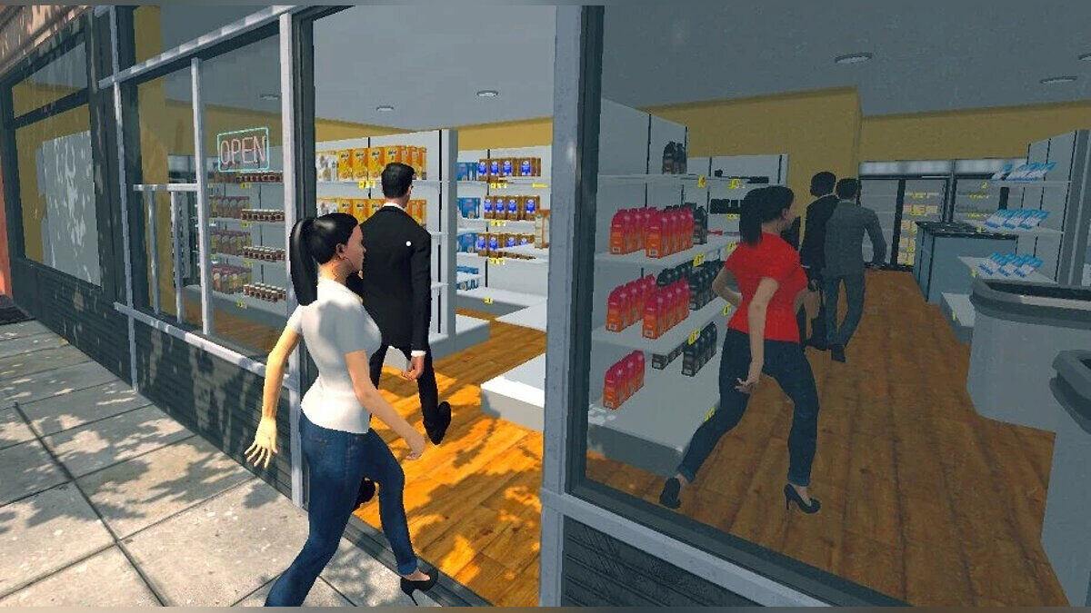 Supermarket Simulator — More clients