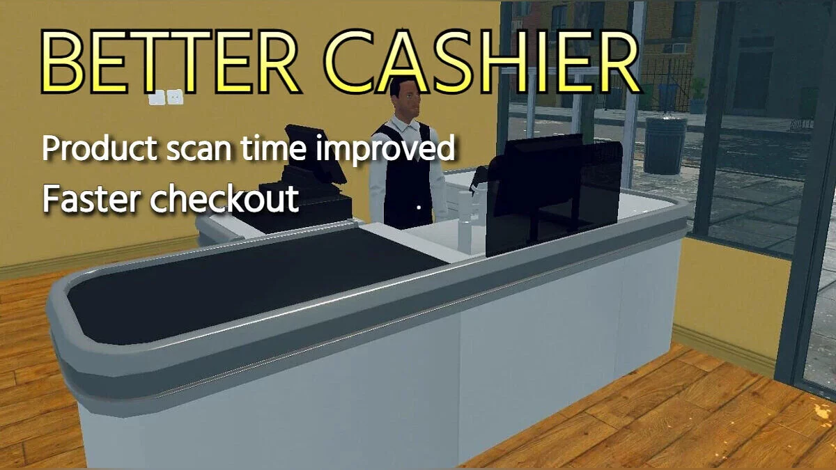 Supermarket Simulator — Fast cashiers