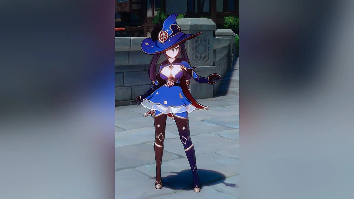 Genshin Impact — Блакитна магічна дівчина Мона