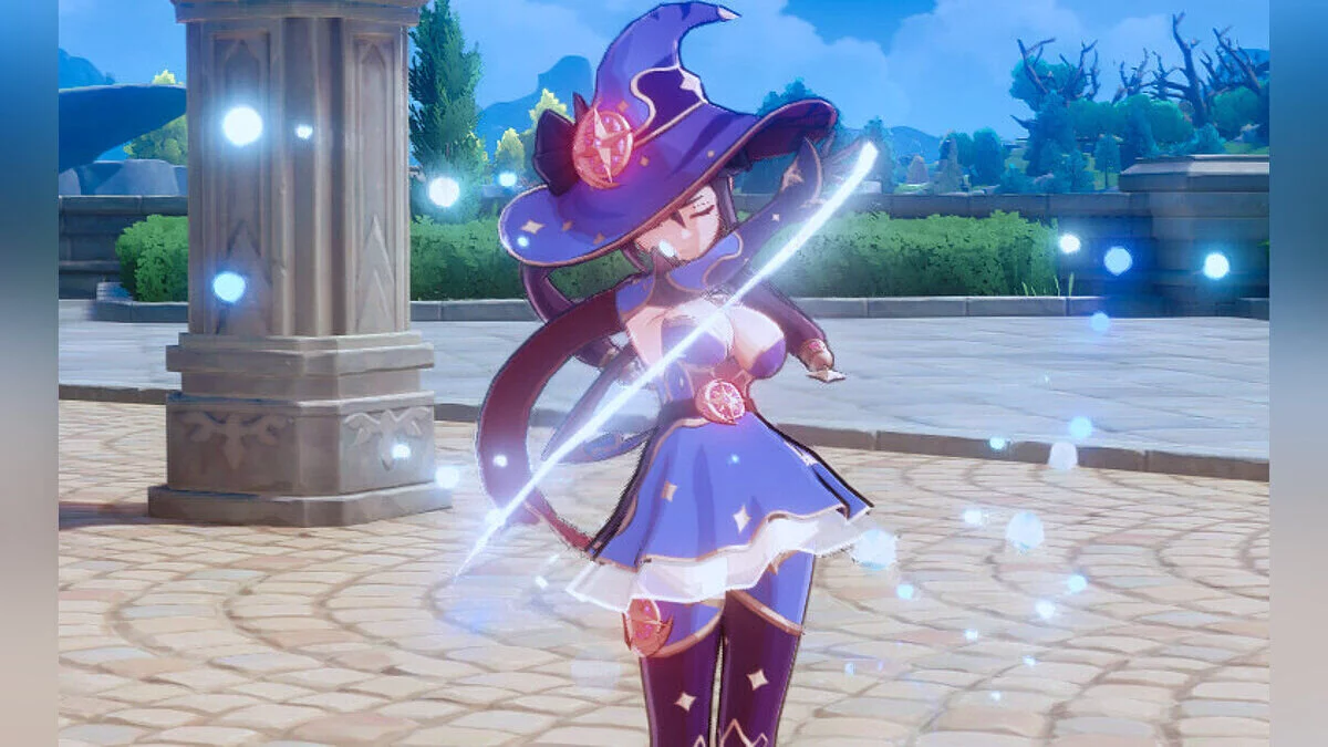 Genshin Impact — Blue Magician Girl Mona