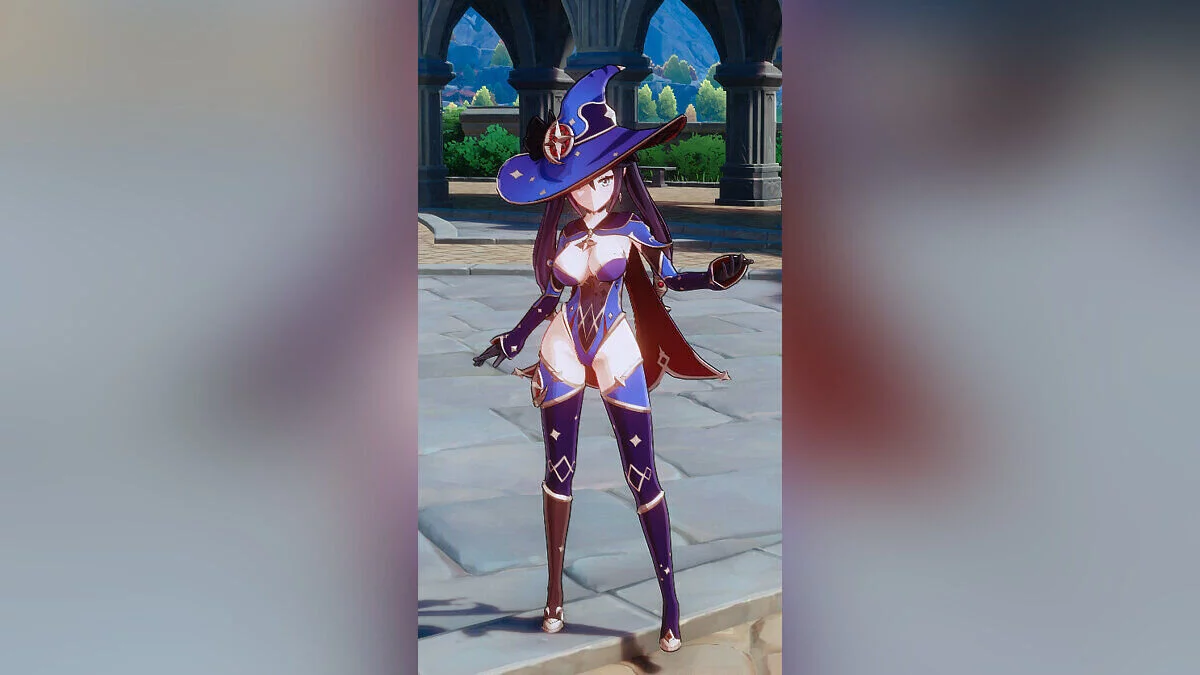 Genshin Impact — Блакитна магічна дівчина Мона