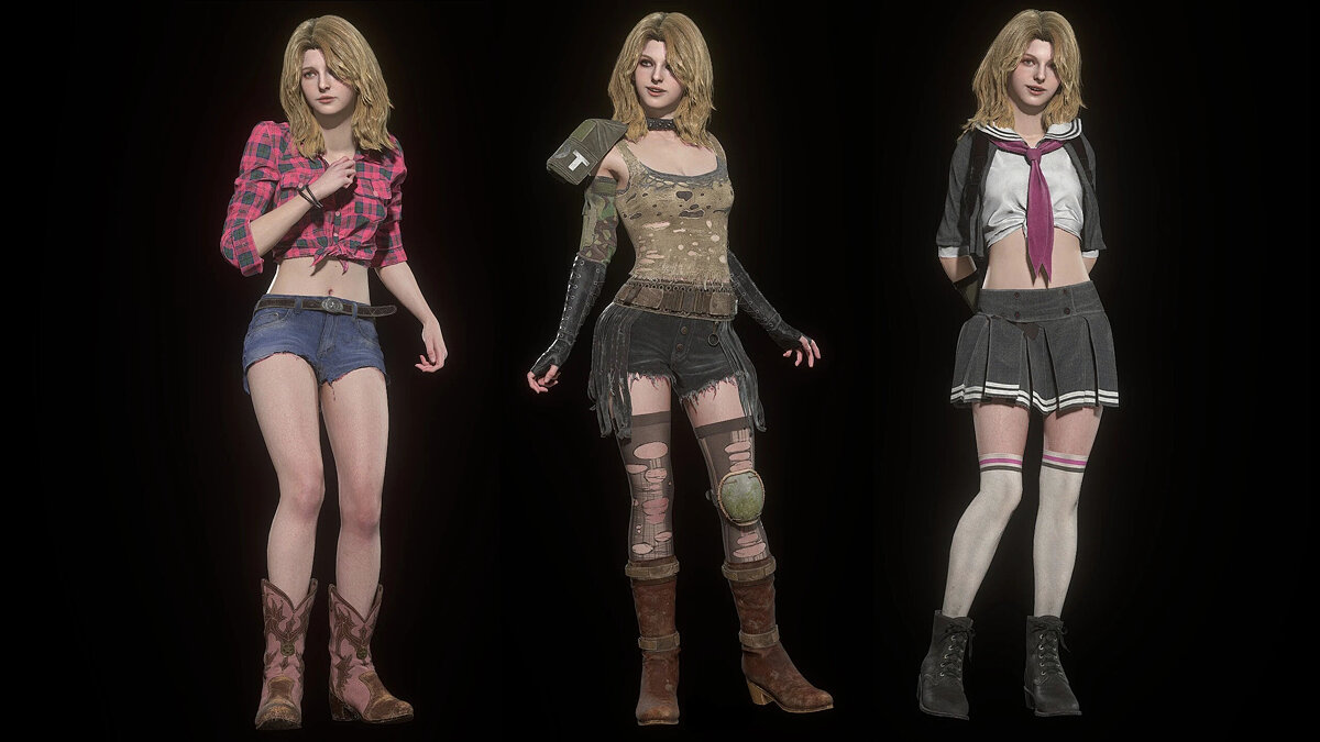 Resident Evil 4 Remake (2023) — Ashley in Becky costumes