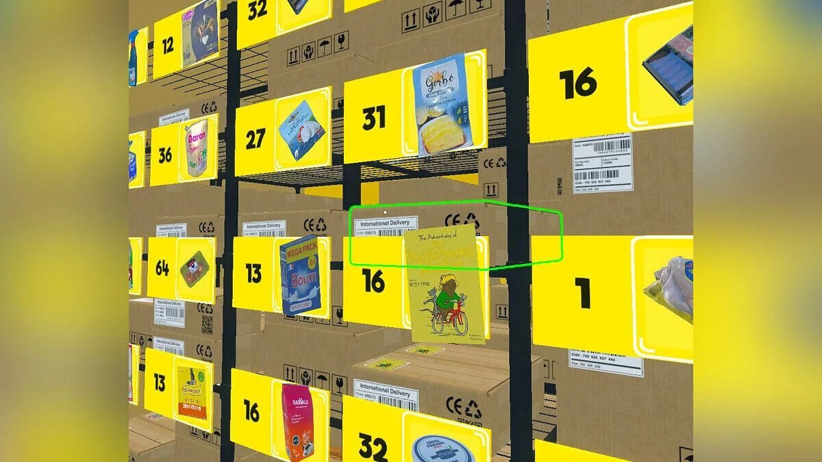 Supermarket Simulator — Resizable Labels