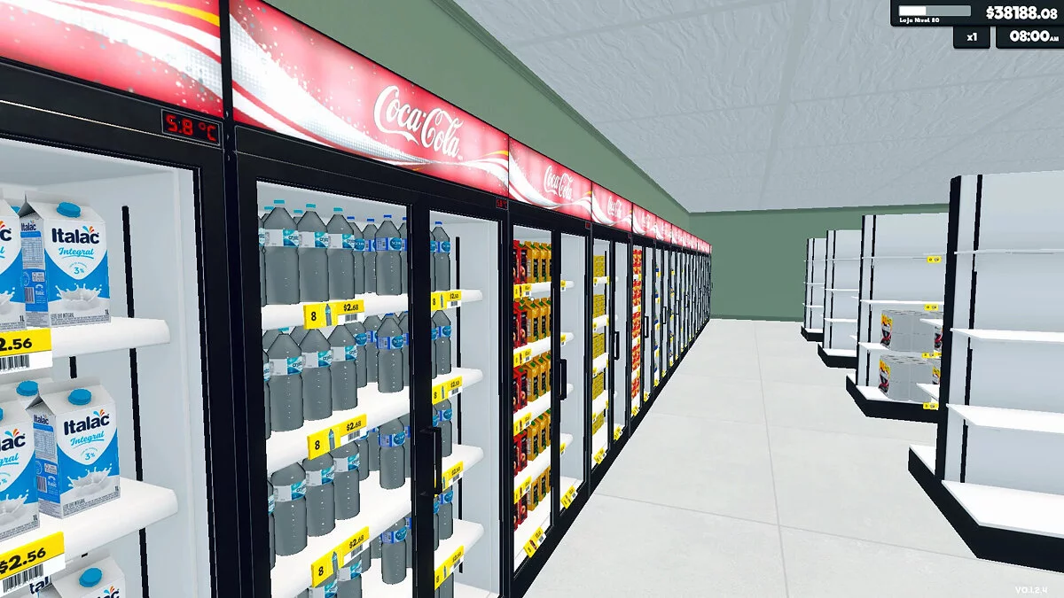Supermarket Simulator — Холодильник Coca-Cola