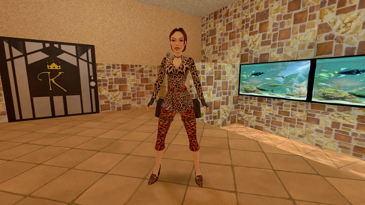 Tomb Raider 1-3 Remastered — traje estampado leopardo