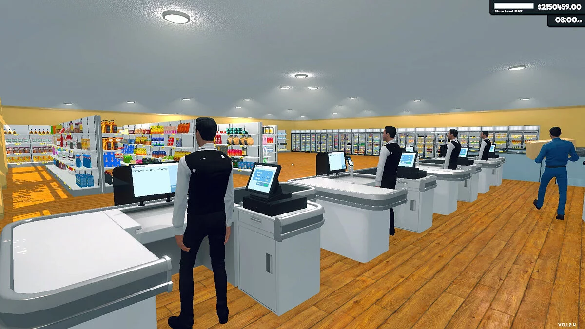 Supermarket Simulator — Maximum saving