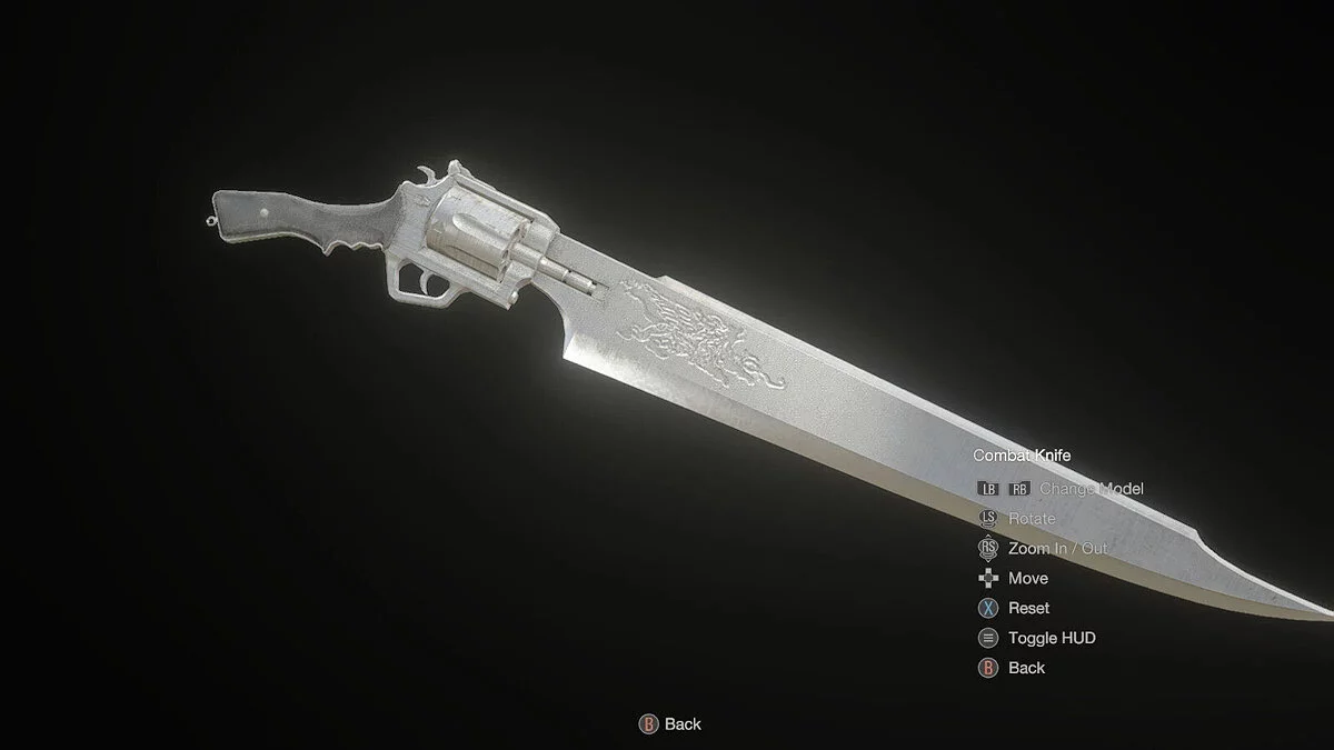 Resident Evil 4 Remake (2023) — Squall's Revolver Sword