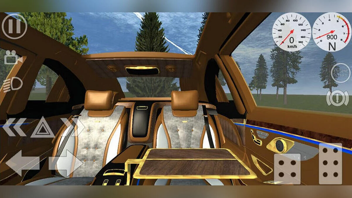 Simple Car Crash Physics Sim — Mercedes W222 Maybach