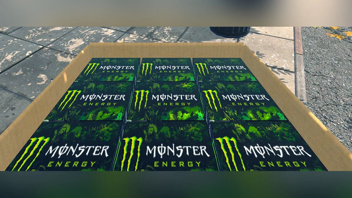 Supermarket Simulator — Monster Enerji