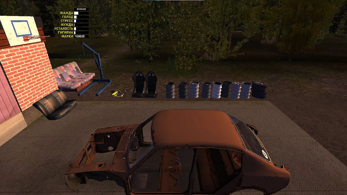 My Summer Car — Montajı Yapılmamış Satsuma, Tüm Tuning Garajda