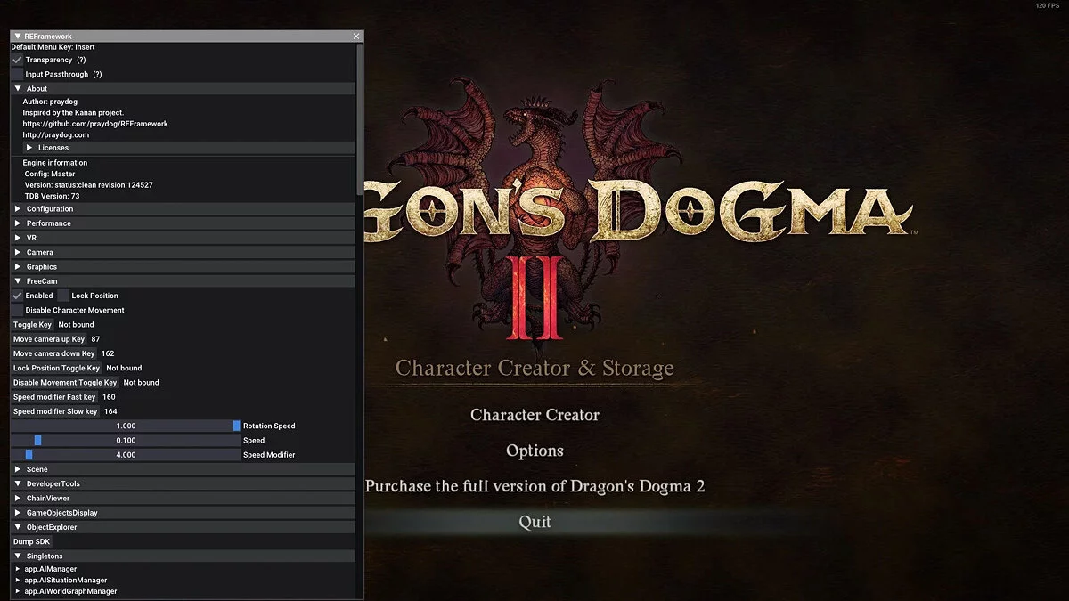 Dragon&#039;s Dogma 2 — REFramework