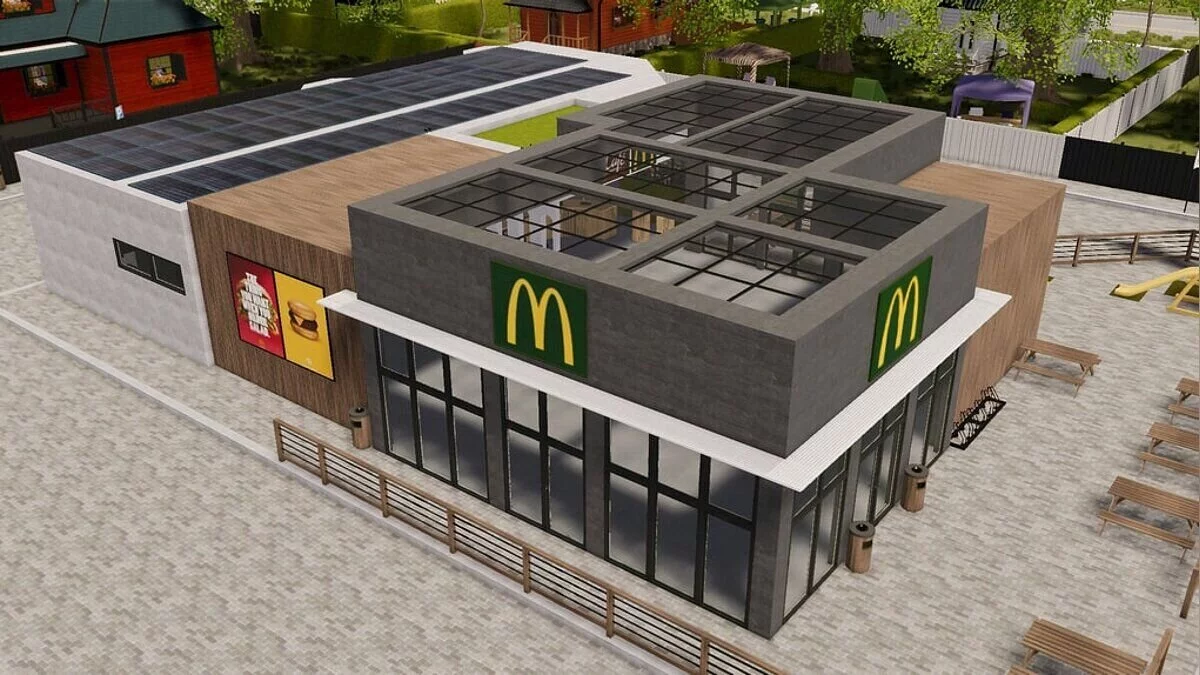House Flipper 2 — Ресторан «Макдоналдс»