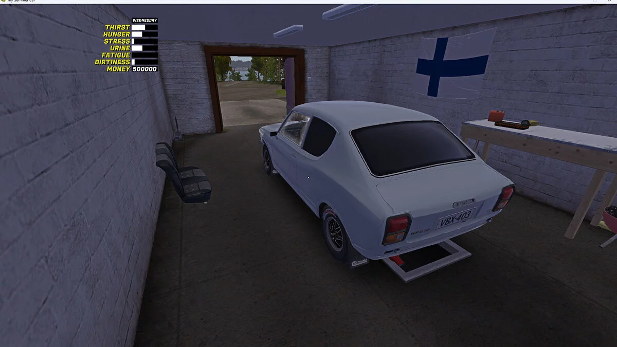 My Summer Car — Assembled Satsuma, a little tuning, 500k marks, the plot is not touched